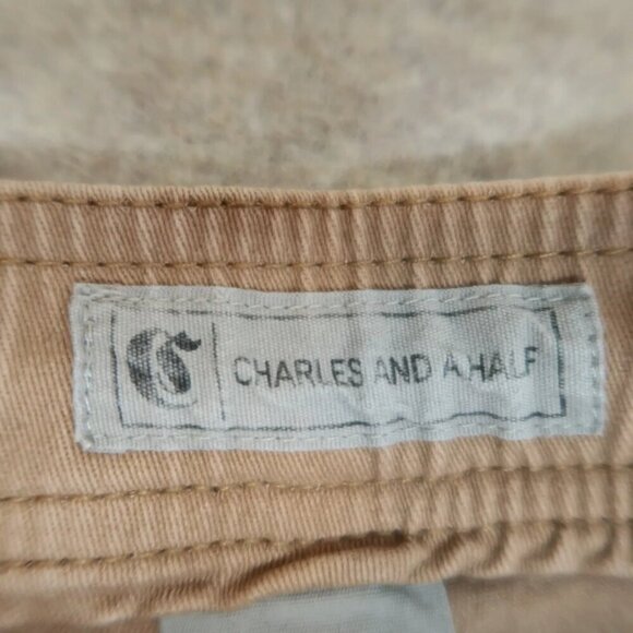 Charles and a Half Khaki Jogger Pants Tan Stretch Drawstring 36x30 Men's Medium - Picture 11 of 12